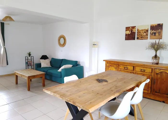 Avec Jardinet Dans Mas Equestre Lägenhet Saint-Laurent-dʼAigouze